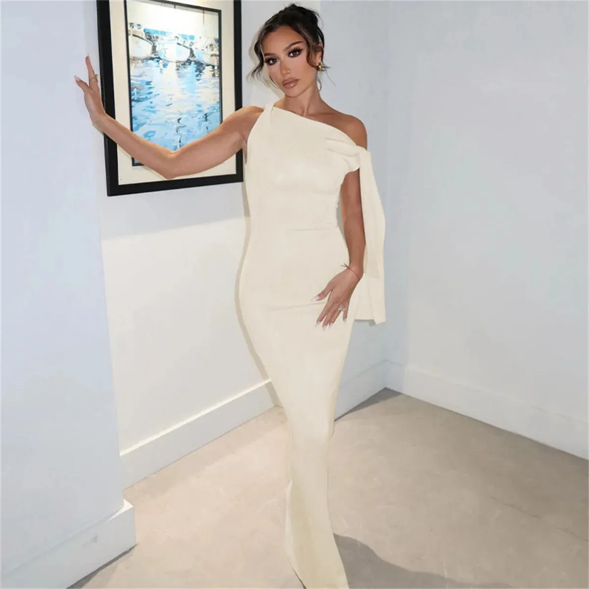 slim fit dress slacks Kayla Pink Fitted Maxi Dress