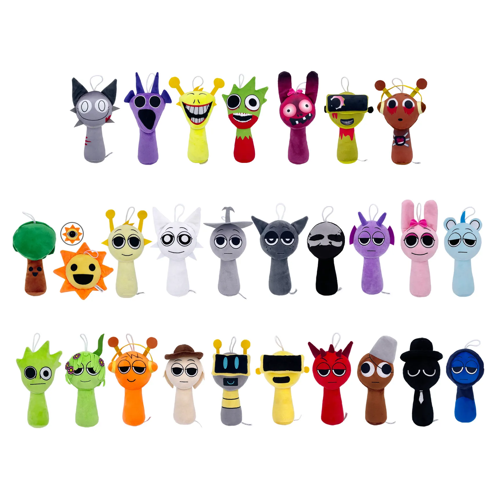 Juguetes De Peluche, Juguetes De Peluche De Juegos De Terror Para Fanáticos, Figura De Almohada De Peluche Suave, Regalo De Navidad Y Cumpleaños Para Adultos Y Niños (10 Piezas