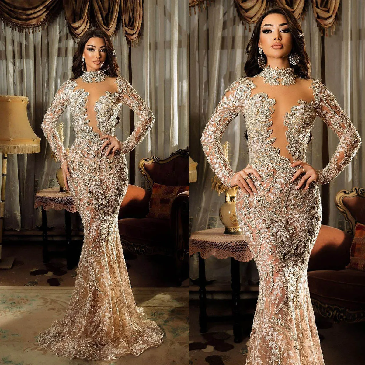 Vestidos De Novia Estilo De Sirena: Vestido De Novia Con Cuentas