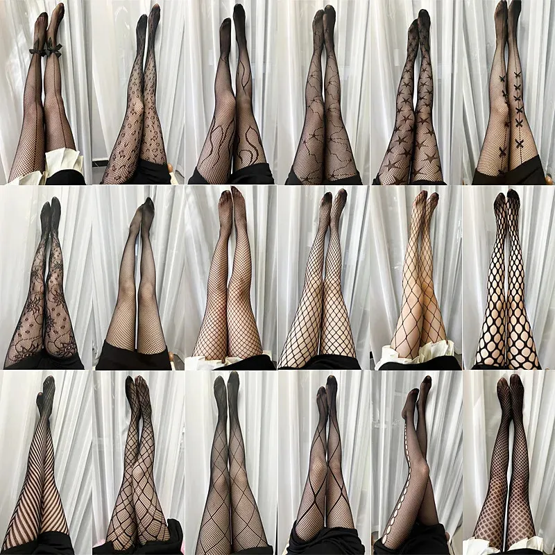 Black Fishnet Pantyhose