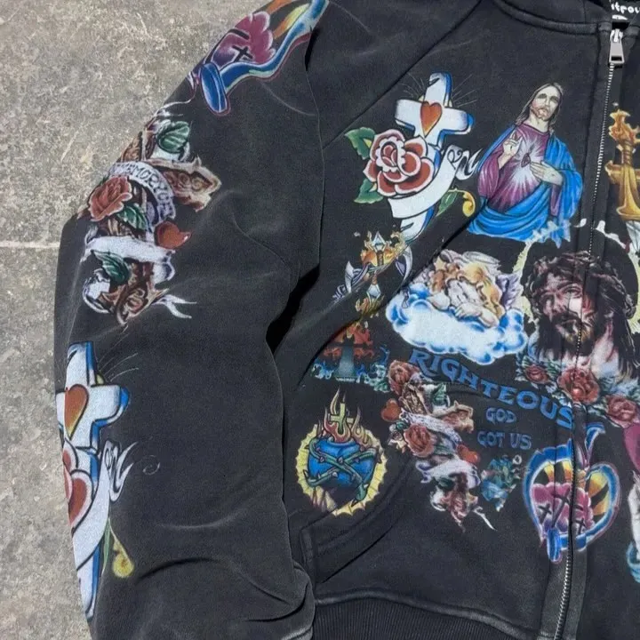 ジャケット・アウター 00s archive skull velourjacket grungeY2K Amazon.com: Y2K Grunge Clothes Zip Up Hoodie E Girl Skeleton