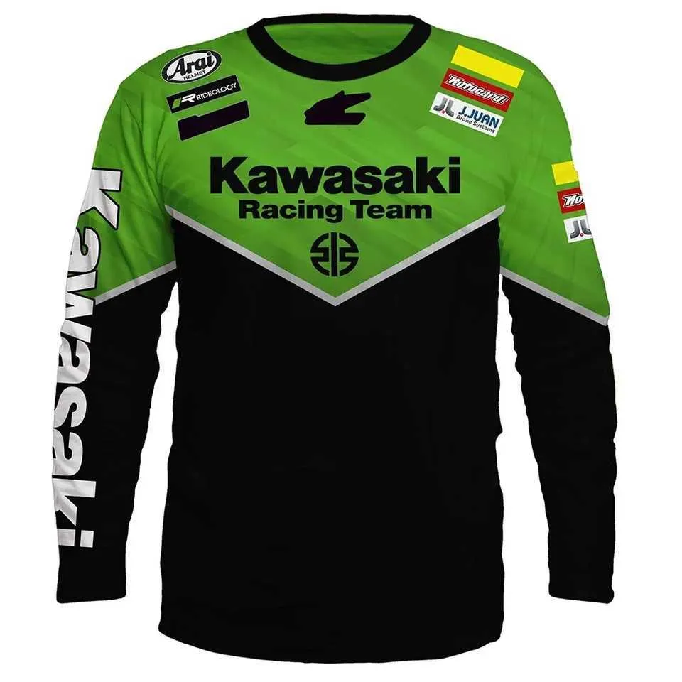Wholesale Kawasaki Motorcycle Racing Team T Shirt Mens, From