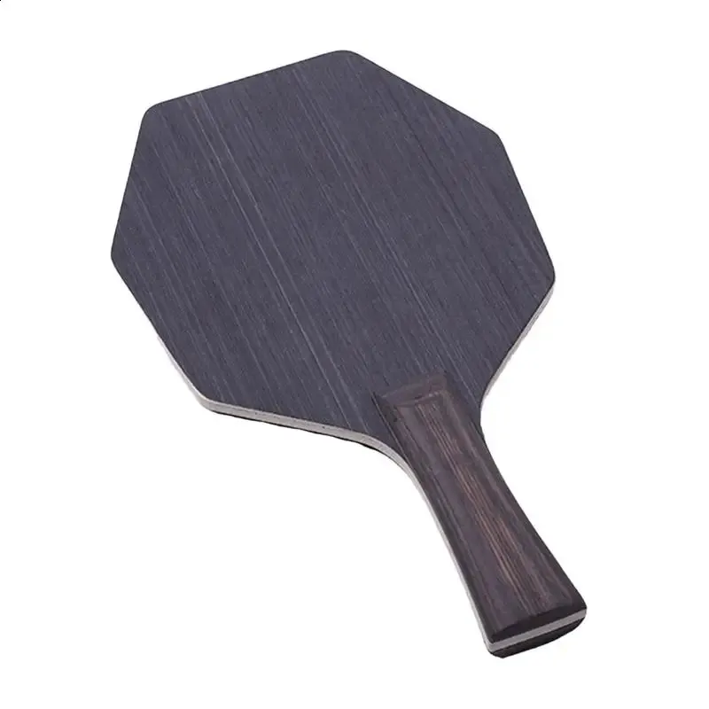 Premium Hexagonal Table Tennis Racket: Solid Wood, Competition Grade ...
