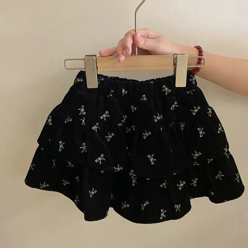 Ensemble Fille Pull Manches Longues à Volants + Jupe Trapèze - Tenue Automne-hiver 2 Pièces (12 Mois - 5 Ans) - 4