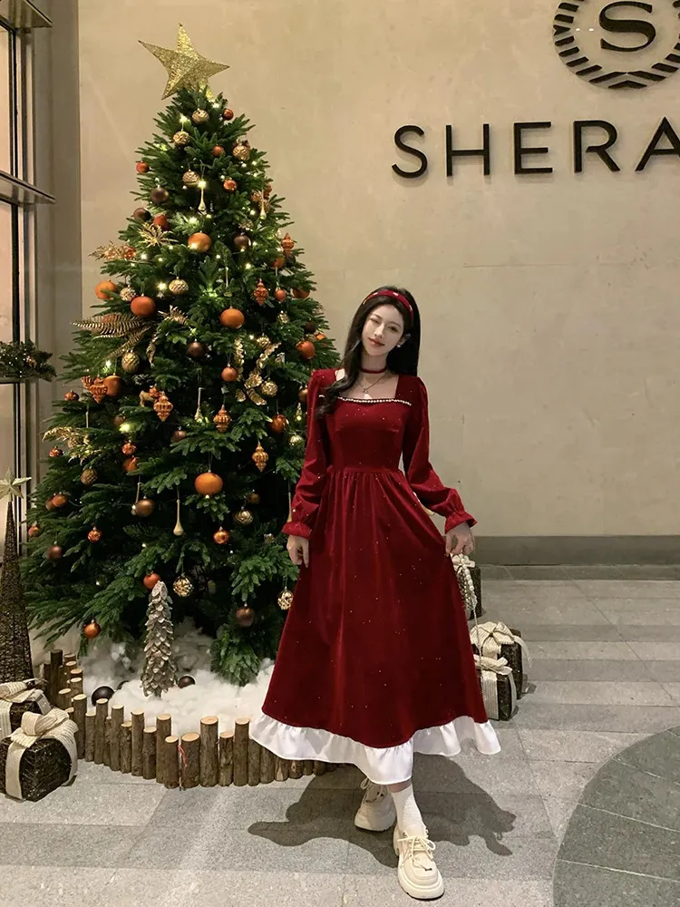 white christmas dresses Josephine Red Party Dress 10 Y