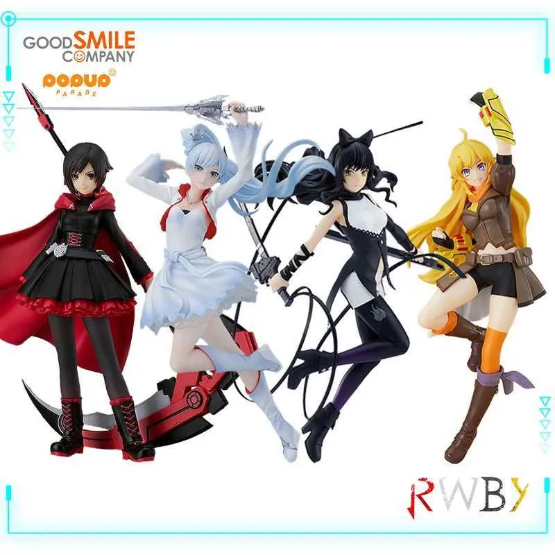 新品 POP UP PARADE RWBY フィギュア 4体セット RWBY Pop Up Parade Anime Figure Set - Ruby Rose, Weiss Schnee
