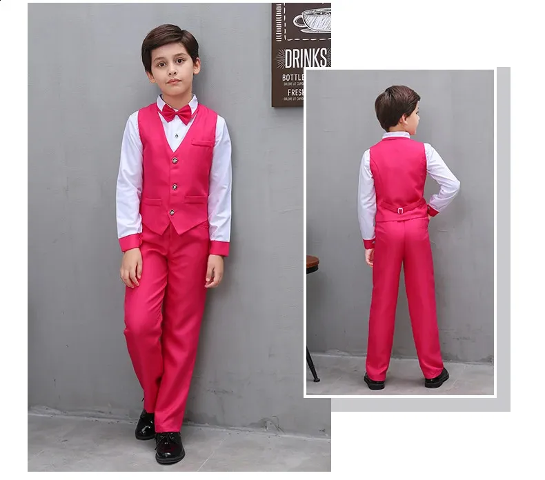 Gilet Sans Manches Festif Pour Enfant – Avec Bonnet, Idéal Noël, Mariage, Anniversaire (rouge Ou Vert) - 11