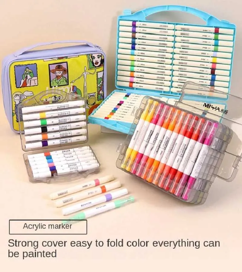 Premium Watercolor Brush Pens: Stackable Colors, Waterproof & Washable ...