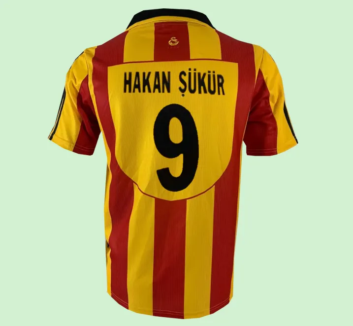 98 99 00 Galatasaray Retro HAGI Football Shirt HAKAM From