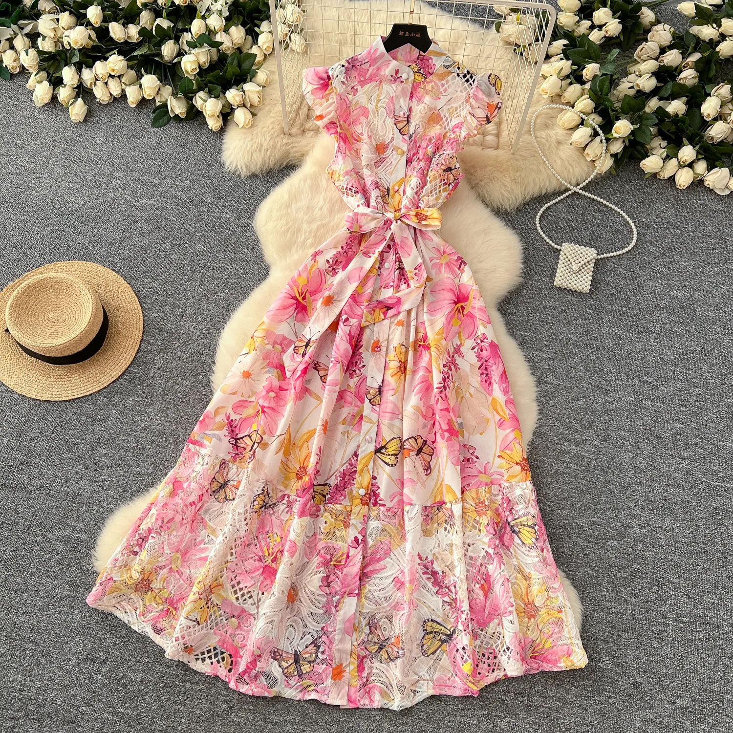 chinese dress ladies Simply Southern Ladies Paisley Blue Tank Dress 0124-DRS-TANK-PAIS