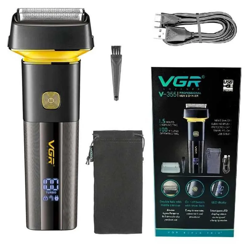 Vgr Pro VGR Pro Rechargeable 3D Floating Wet Dry mens shaver...