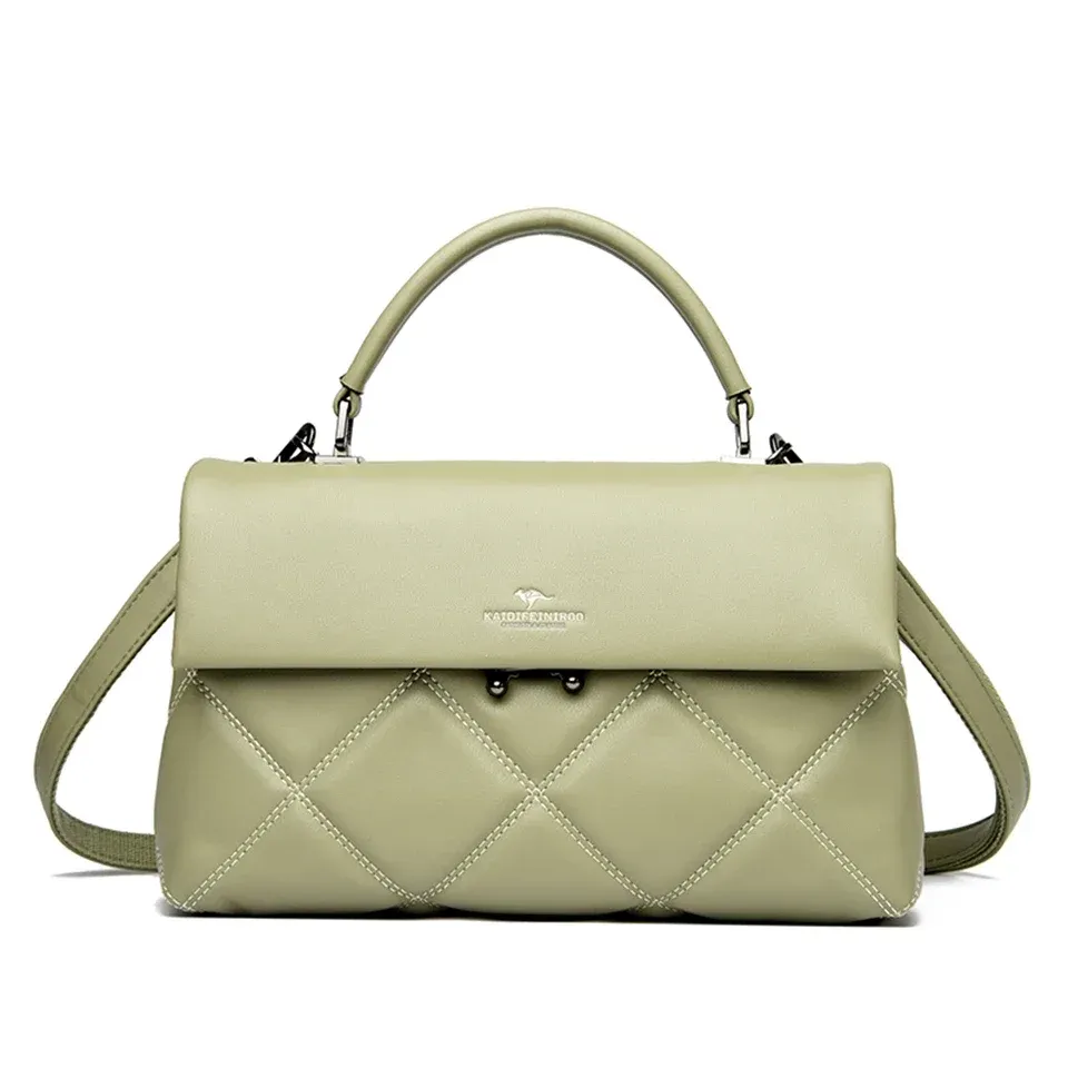 Kangaroo Logo Bag (Sage Green)