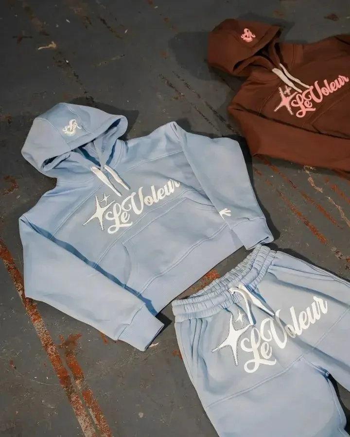 Y2K Hip-Hop Letter Loose Hooded sweatshirts for women and