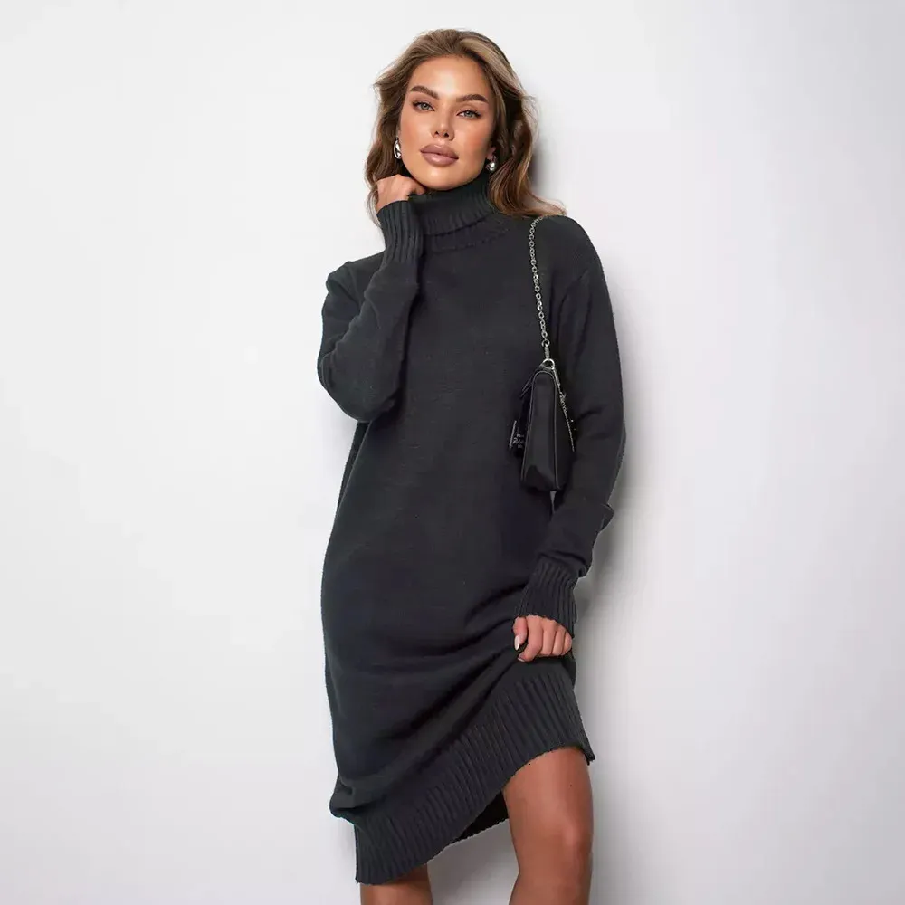 loose shirt dress The Linen Shirtdress in Beetle Green