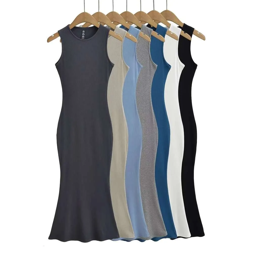 tight slim fit dress Solid Color V-Neck Backless Slim Fit Strap Dress European Women's Summer  Sexy Tight Dress