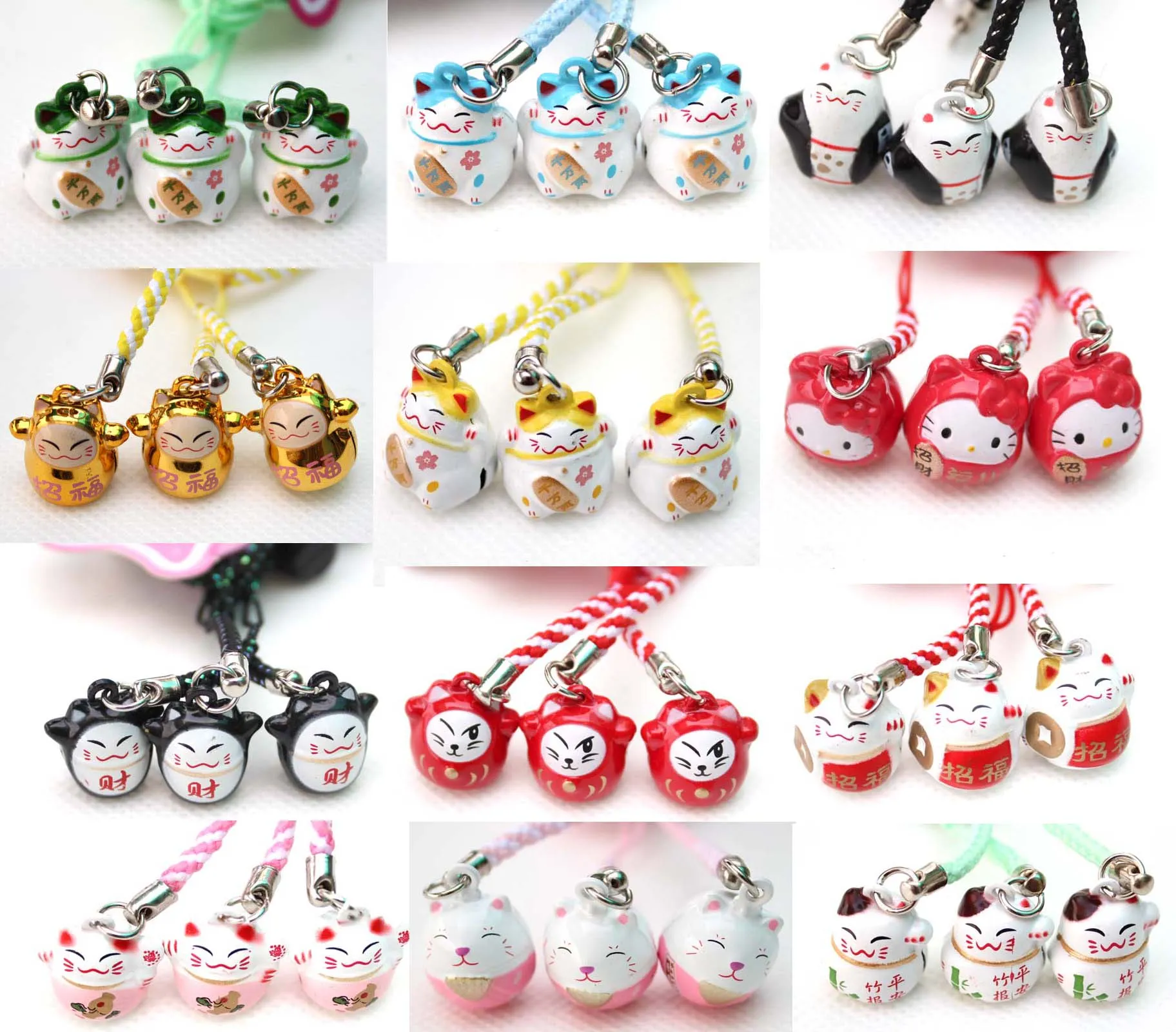 Abaodam Cute Lucky Cat Pendant Japanese Fortune Lucky