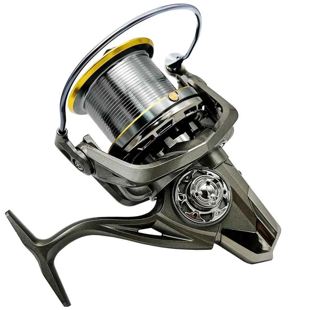 Moulinet Baitcasting Métal - Rapport 7.2:1, Frein 8kg, Pour Pêche Mer Et Eau Douce - Longue Portée De Lancer