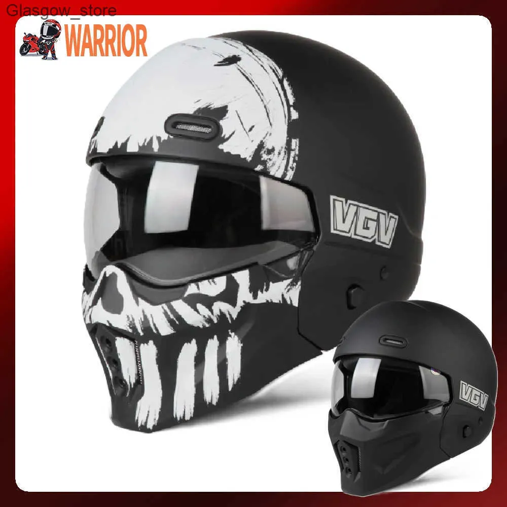 Save Big on Bulk Scorpion Full Face Motorcycle Helmet VGV Skull Motorcycle  Helmet Detachable Full Face Black Scorpion Design DOT Approved Best