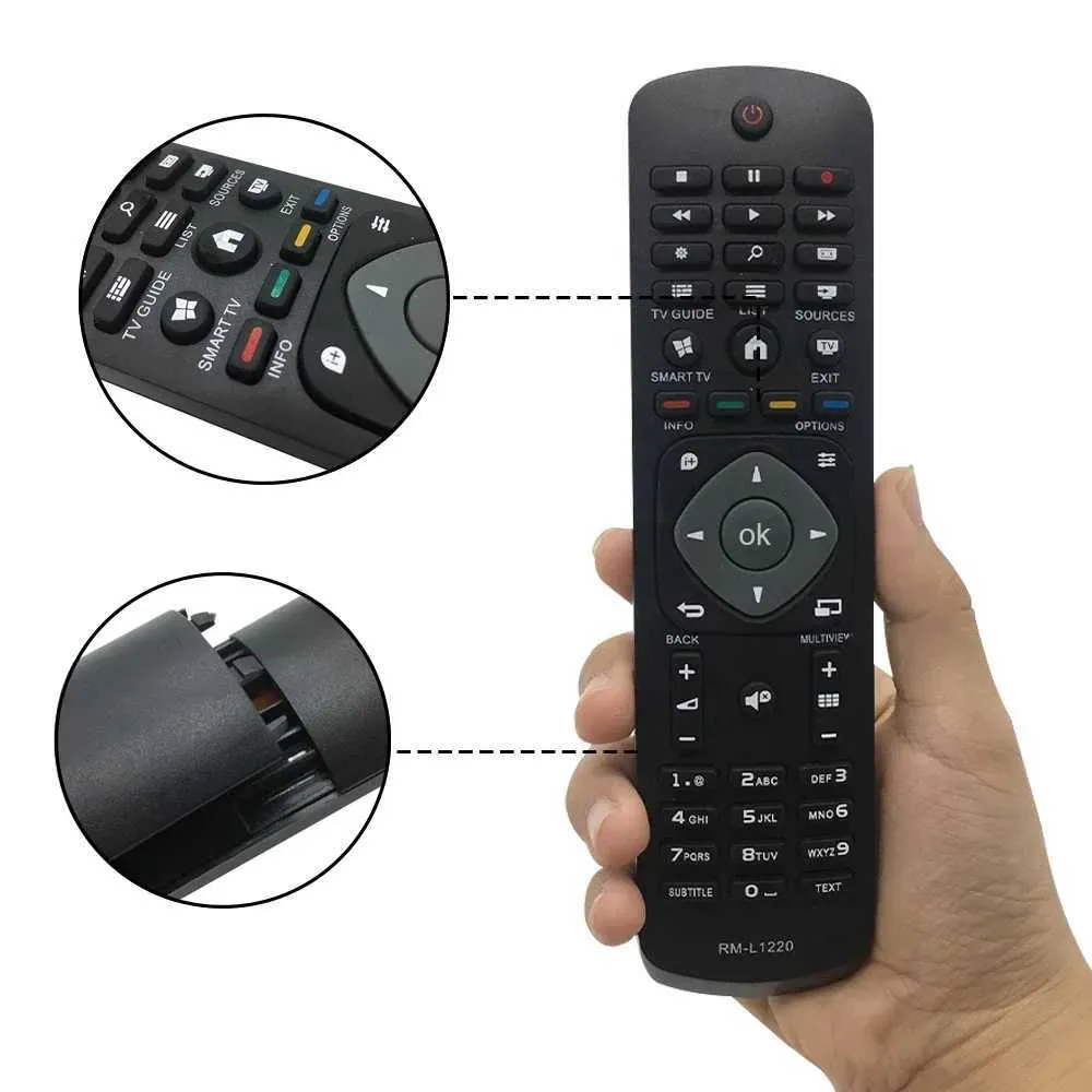 Télécommande de Remplacement RM-L1220 RC19002B RC2031 pour télécommande Multifonction