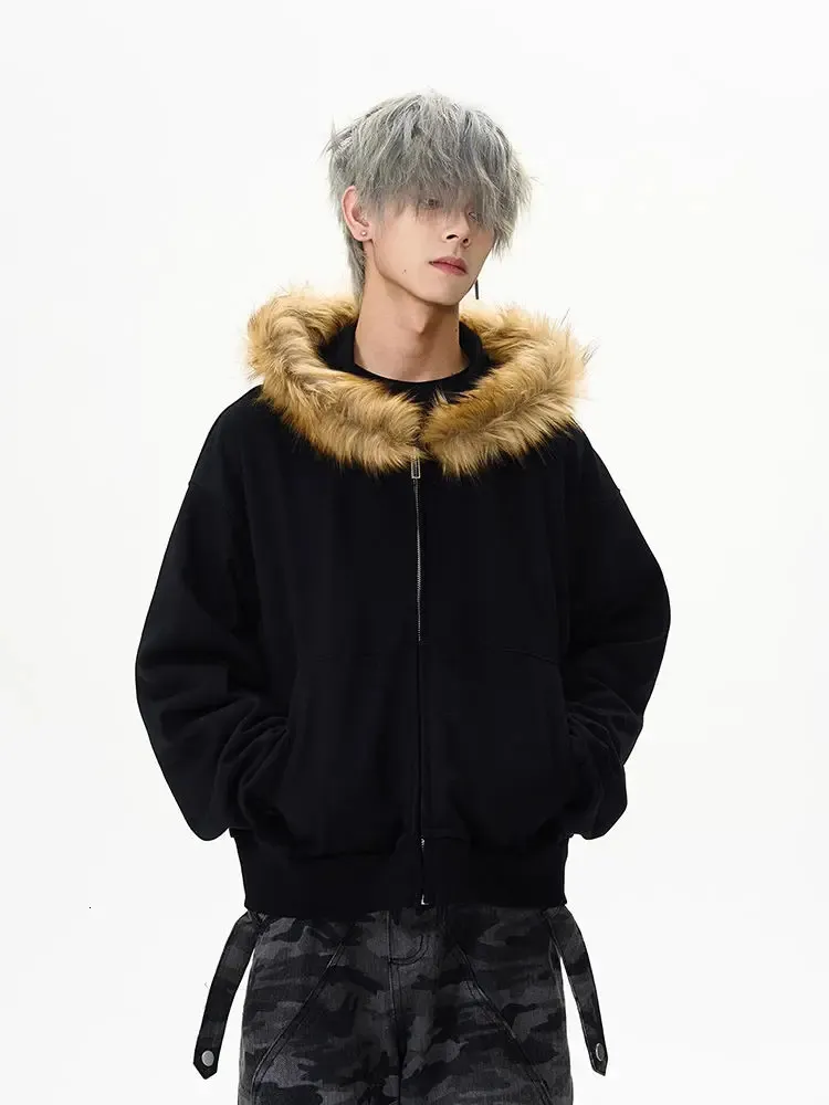 ジャケット・アウター 60s-70s euro vintage fur hoodie jacket 60s-70s euro vintage fur hoodie jacket