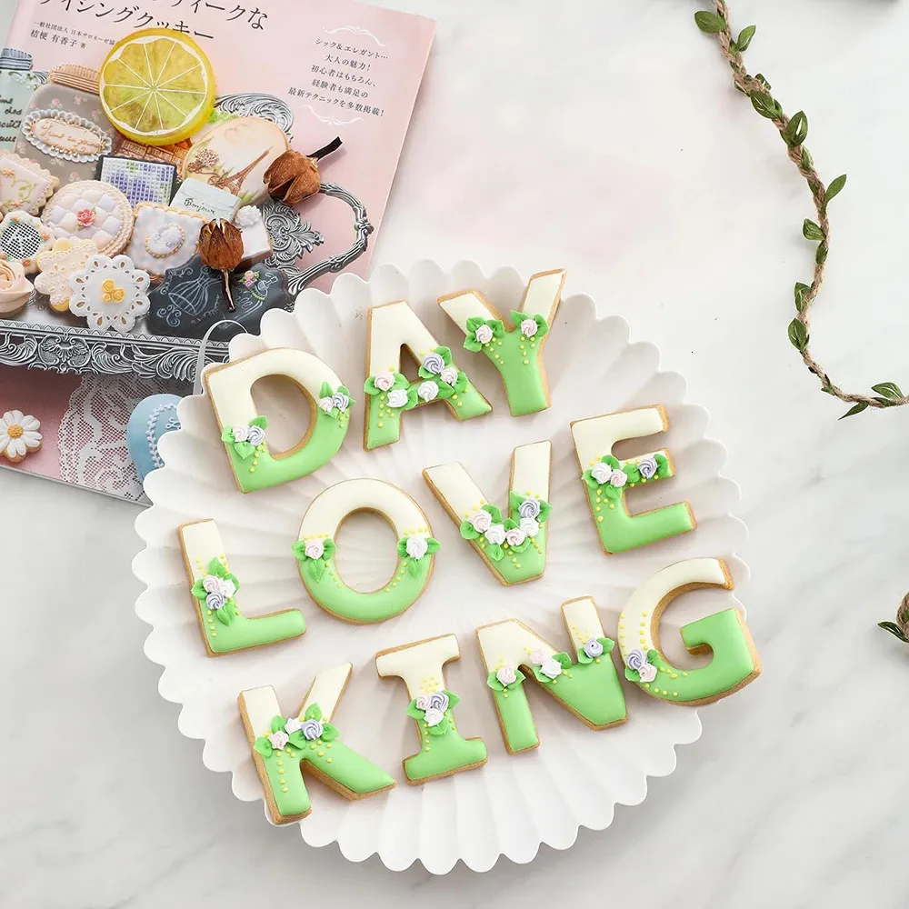 26 Piece Alphabet Cookie Cutters Set - Stainless Steel Letter Shapes For Baking & Crafts