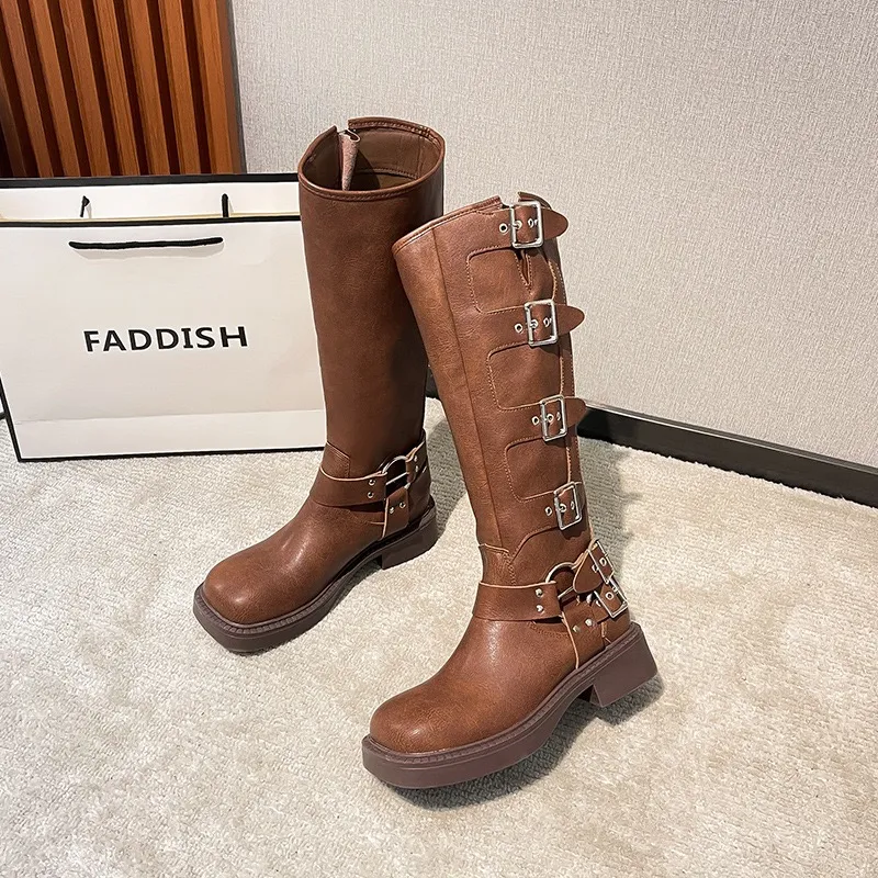 Bottes Santiags / western boots, en cuir bicolore marron et caramel, vintage années 80s, Homme, Taille US 9,5 / France 43 - France