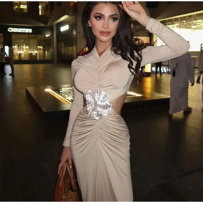 white christmas dresses Amoris T713 Halter Neck, High Slit Gown With Open Back & Self-Tie Bow – Mia  Bella Couture