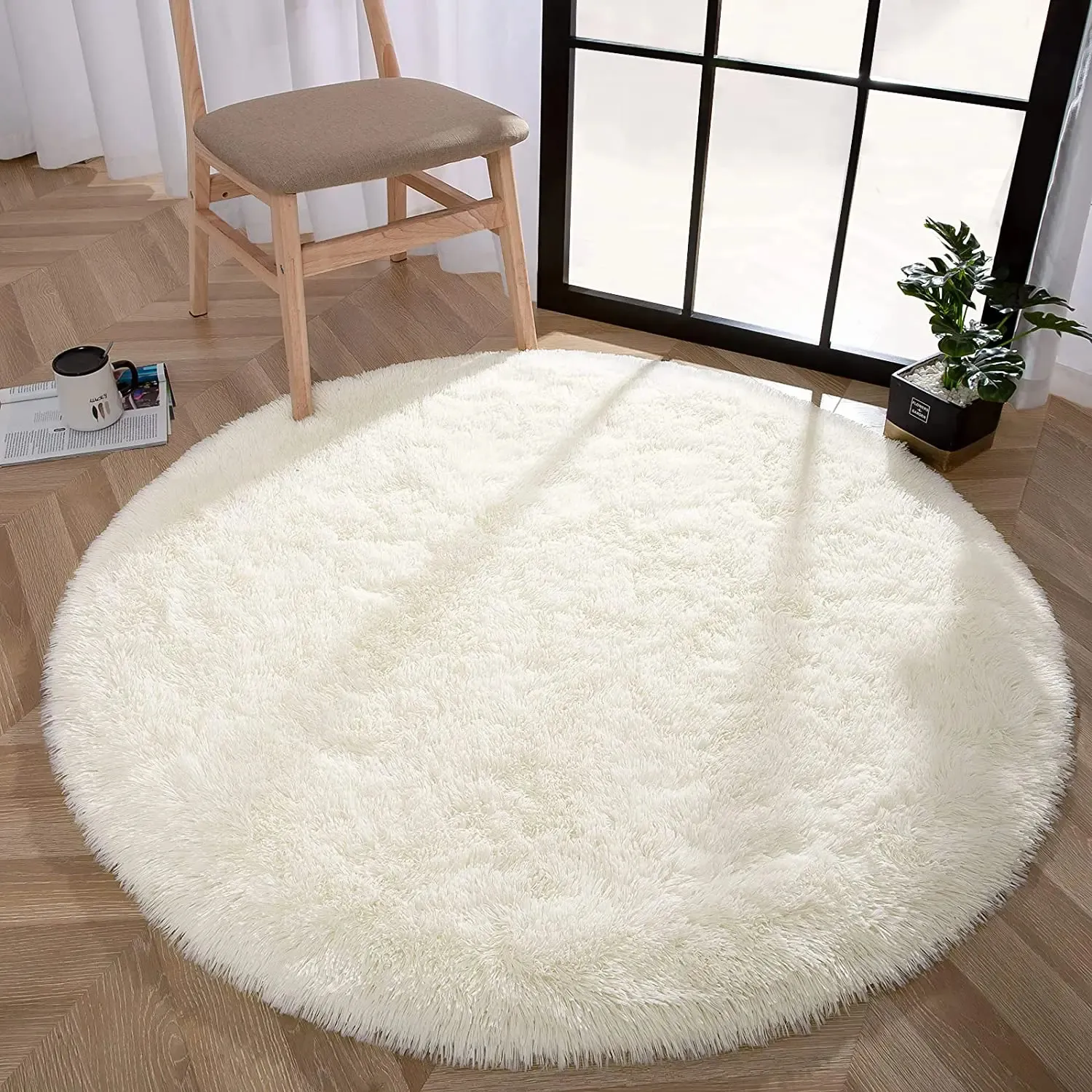 Castle Round Rug Fluffy Princess Castle Round Fluffy Area Rugs For... From Sellerstore10 ...