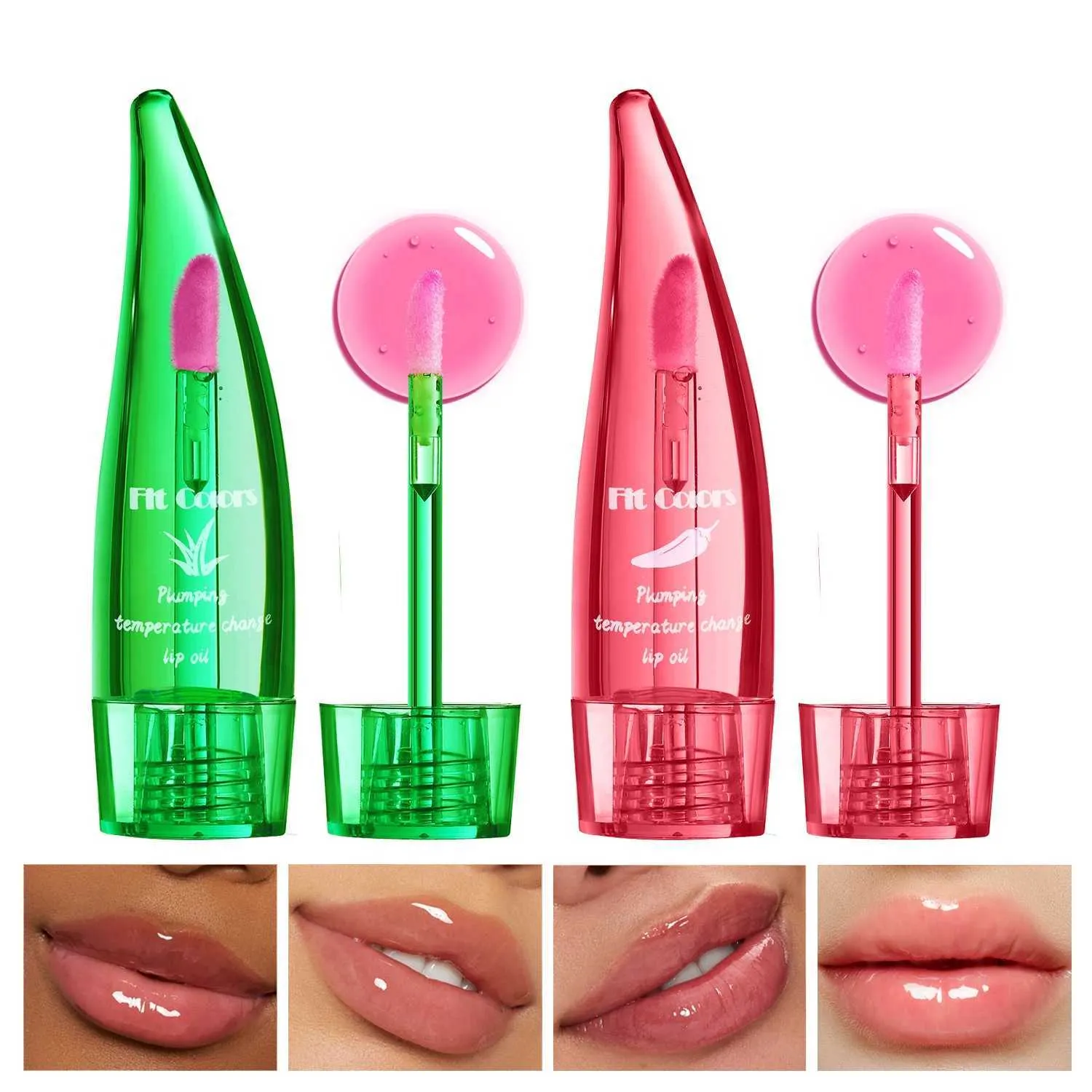 Aloe Vera Chili Plumping Lip Oil with Temperature-Activated Color Change  Moisturizing Hydrating Lip Gloss One Unit from Dhgate Lip Gloss - price 9.22