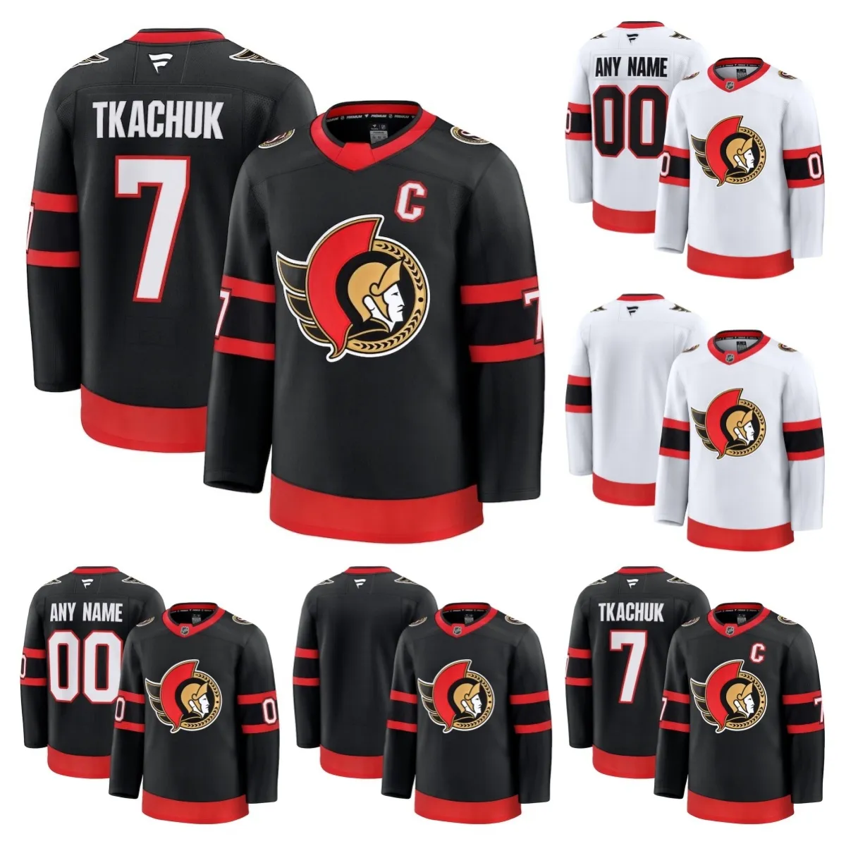 Save Big on Bulk Ottawa Senator Jersey Ottawa Senator Hockey Jersey Fanatic  Tim Stutzle Brady Tkachuk Drake Batherson Claude Giroux Josh Norris Adam