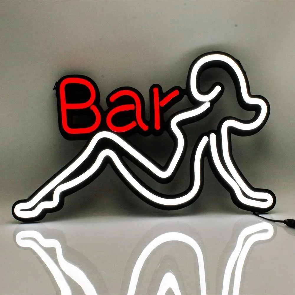 RGB LED Neon Bar Sign 22 In Open Billboard,... From Honey_fruit_tree1 ...