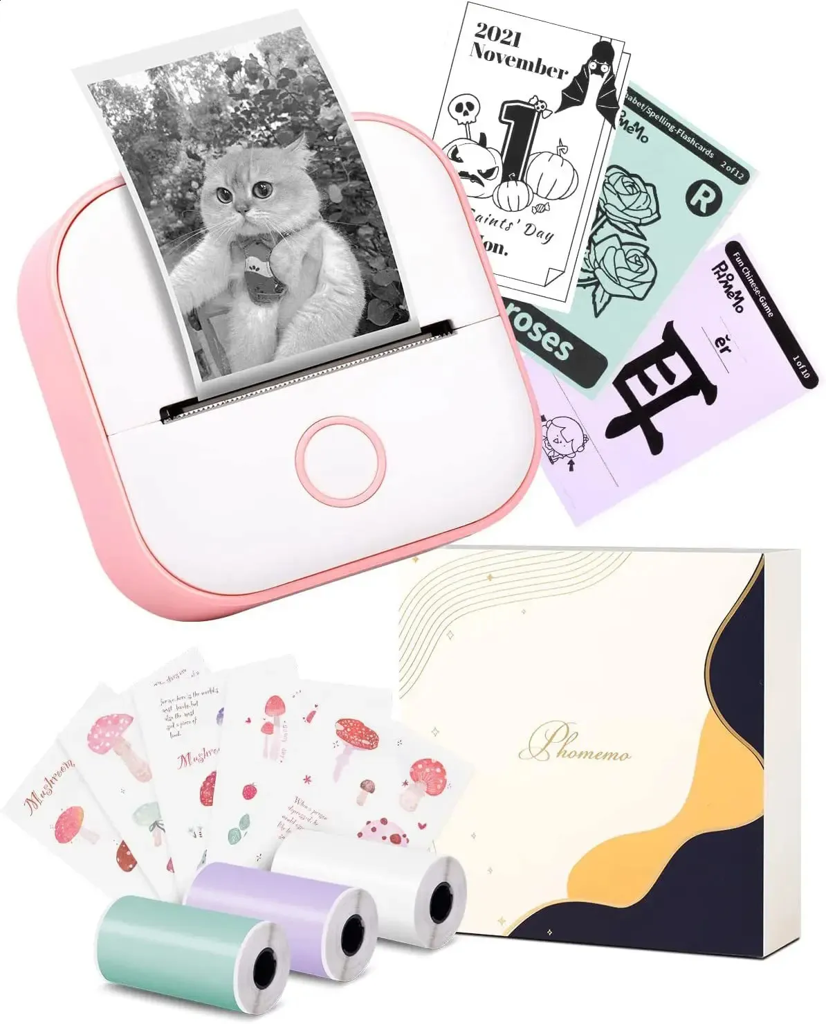Portable Mini Wireless Pocket Printer Self Adhesive... From Jiao10, $27 ...