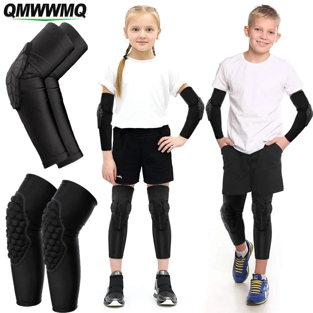 Runworld Knee Pads & Compression Sleeves - Honeycomb Protection For Basketball Sports