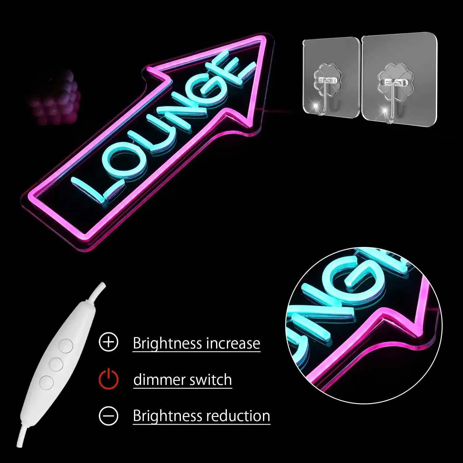 Dimmable RGB LED Neon Lights for Signs with 249-2000 Lumen Output for ...