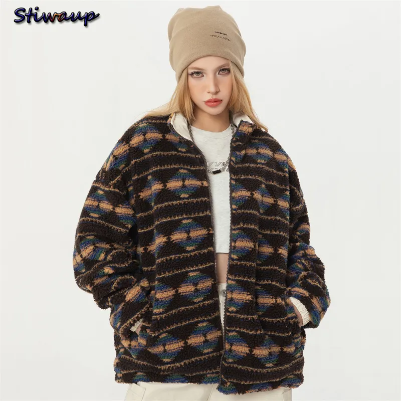 Save Big on Bulk Womens Winter Coats Jackets Berber Fleece Jackets  Reversible Winter Coats For Women: Color Block Fashion, Mid Season  Lightweight