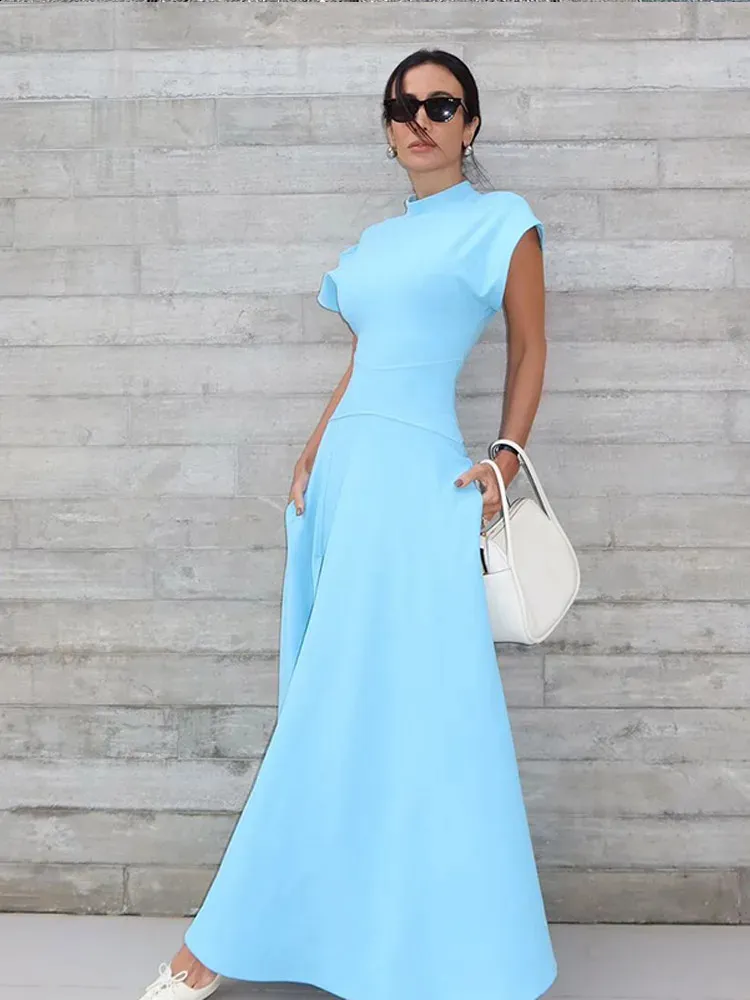 chinese dress ladies Lily Pad Cutout Detail Maxi Dress