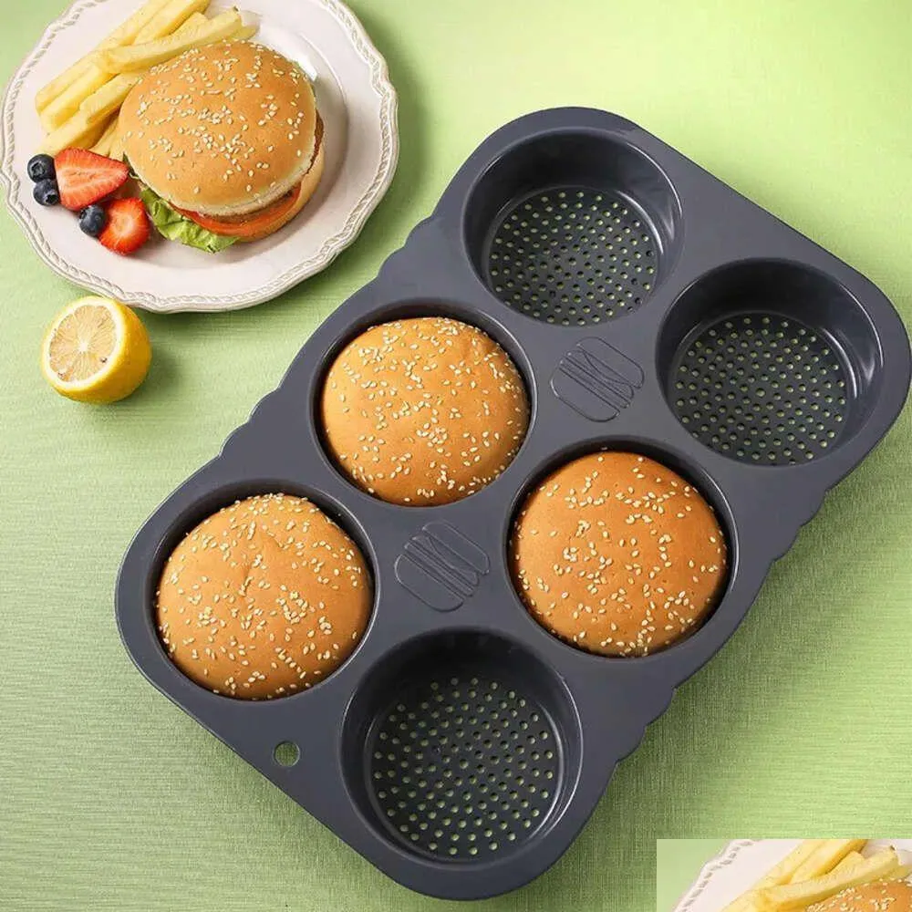 Save Big on Bulk Silicone Bread Mould Moulds Loaf Cavity Silicone Bun  Hamburger Pan Tool Hightemperature Resistant Oven Plate Bread Mold Hw0192  Drop