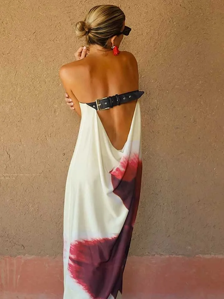 floral chiffon luxury dress Floral Printed Chiffon Draped Dress – Elizabeth Anthony