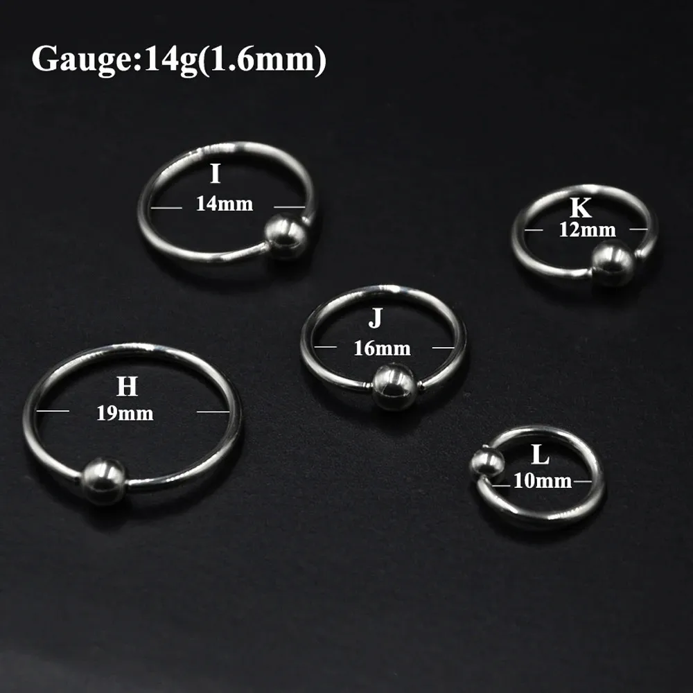 10 Piercing Bcr Ringe Aus Edelstahl Für Lippe Ohr Und Körper_voghion.com