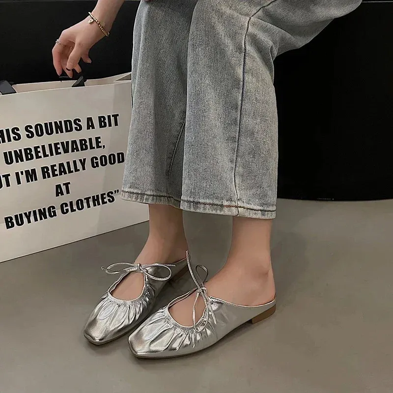 Fashionable Women's Mules, Comfortable Casual Solid Beach Sandals_voghion.com