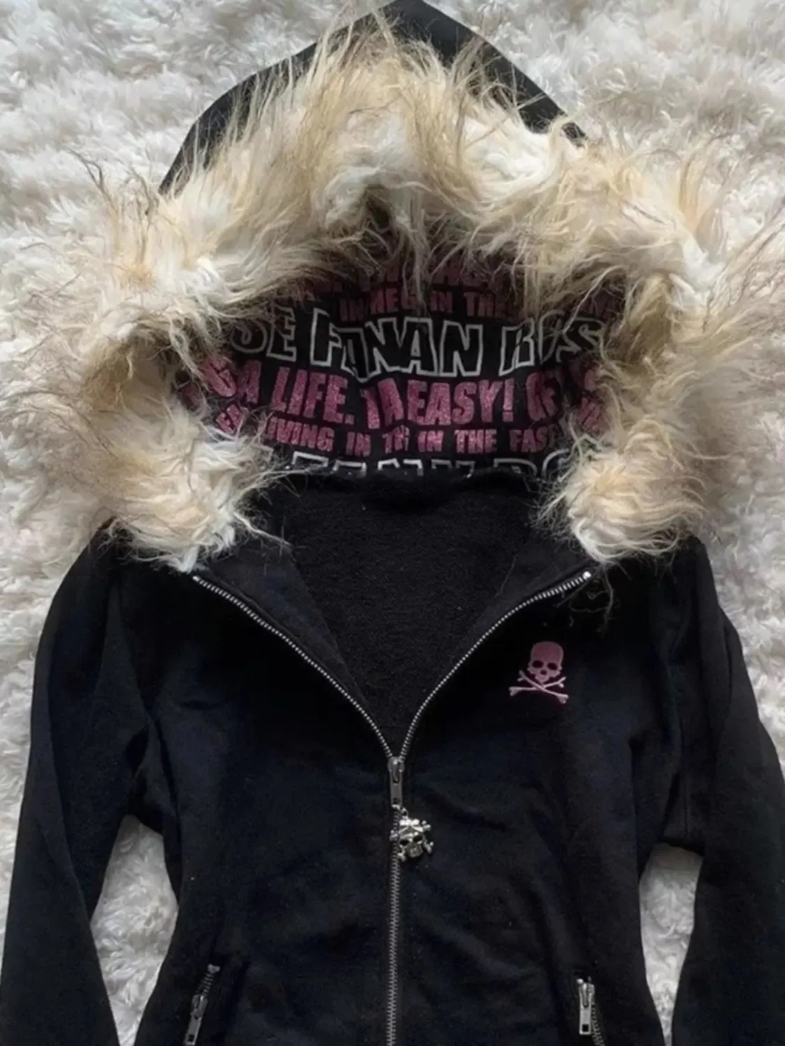 Casoulty Soft Armour Hoodie ファー パーカー y2k Under Armour Cozy Fur Hoodie - Girls' - Kids