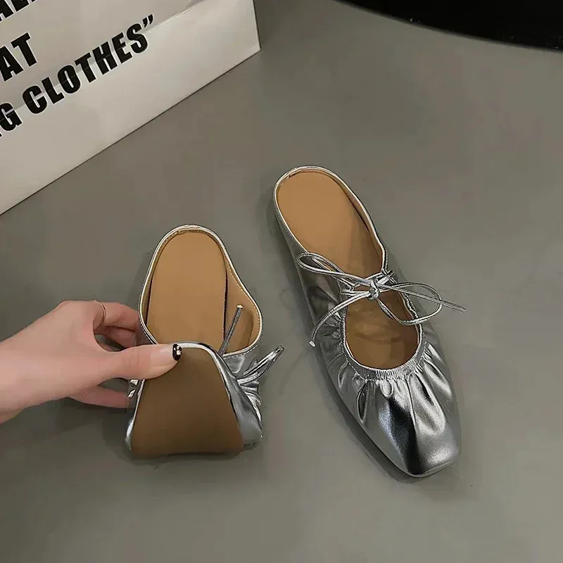 Fashionable Women's Mules, Comfortable Casual Solid Beach Sandals_voghion.com