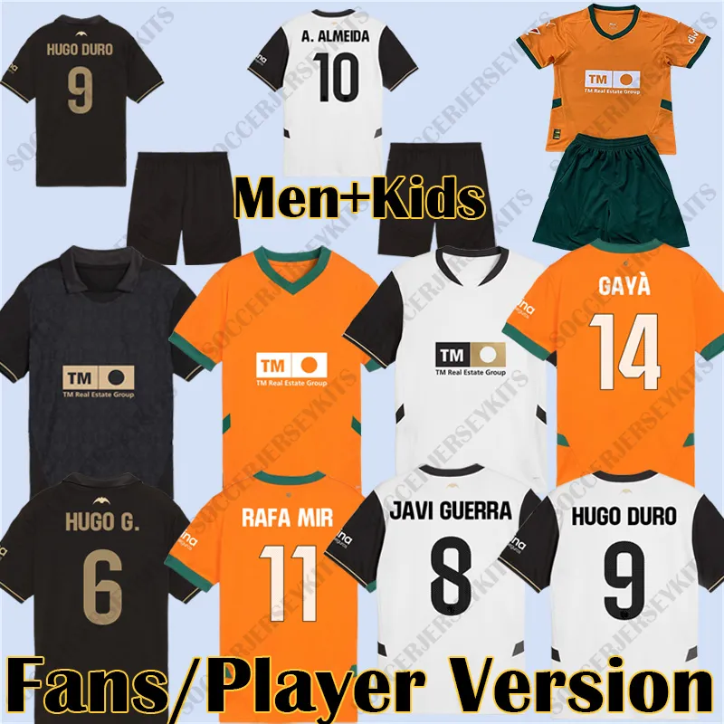 24 25 Homenaje Fan Kit Soccer Jerseys VCF HOMAGE Valencia Cf Jersey