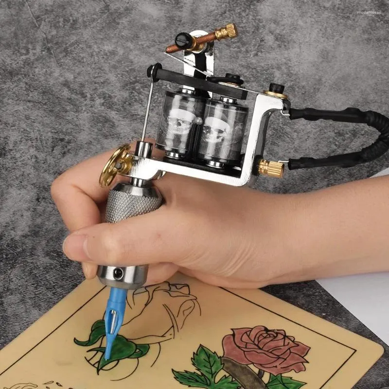 Tattoo Machine 8 Coil Electric Shader Gun for Permanent Makeup and