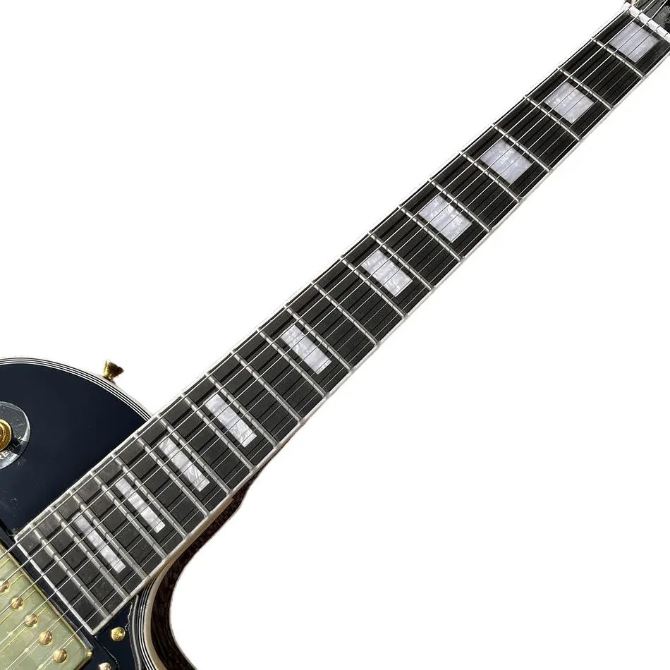 Premium Chinese Black Matte Black Electric Guitar With Three