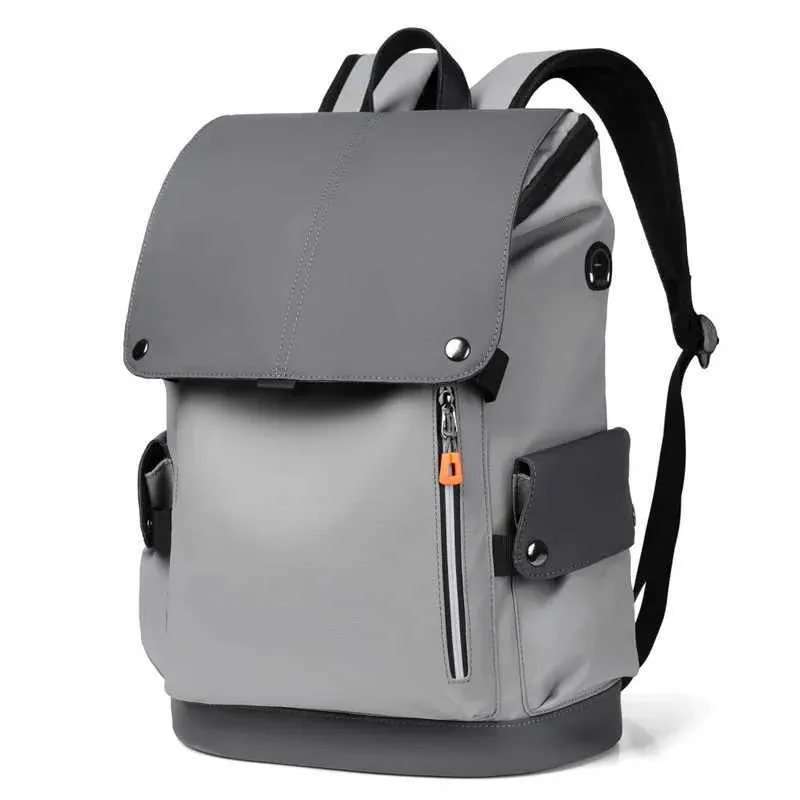 Quality Computer Backpack High Quality PU Leather Waterproof Laptop Backpack for Men, Large ...