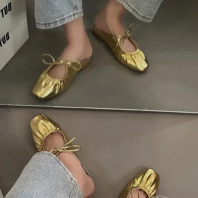 Fashionable Women's Mules, Comfortable Casual Solid Beach Sandals_voghion.com