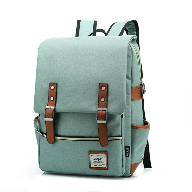 16 inch laptop backpack canvas Vintage Travel Waxed Canvas Backpack Wa  RockCow Leather Studio Features  Color Mactso Canvas Travel Laptop Backpack