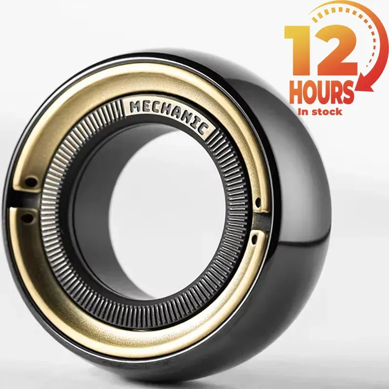 Spinning Gyroscope Rings Rotating Gyroscope C Ring Spinner Toy For Stress Reduction And EDC ...