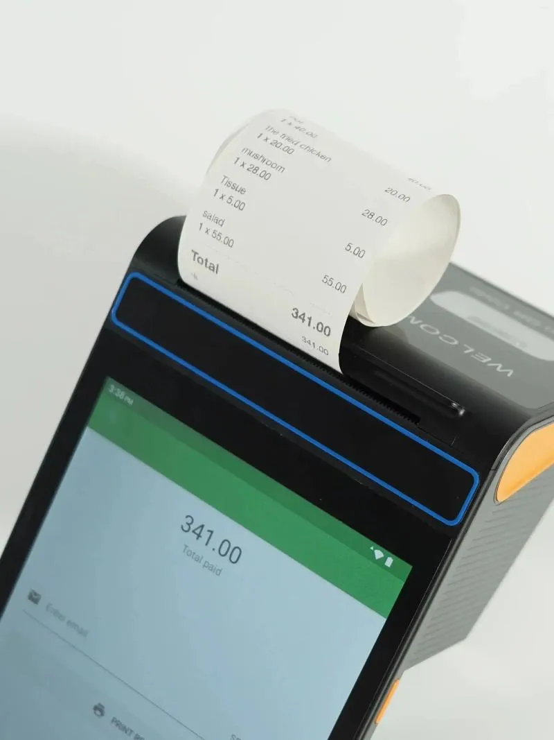 wholesale Android Pos Built-in 58mm Smart Machine All In One With 4G WIFI 8 Inch Touch Screen Compact Device